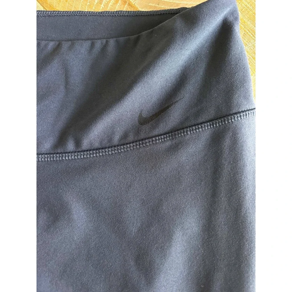 Nike Dri-FIT Legend Capri Pants Womens Small Navy Blue Training Leggings